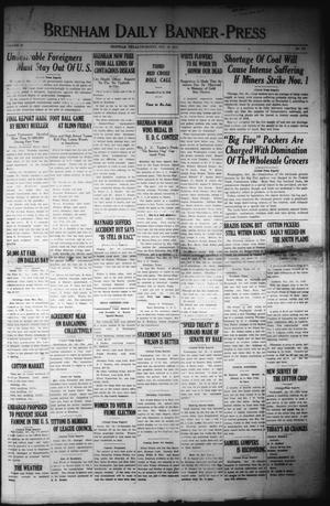 Brenham Daily Banner-Press (Brenham, Tex.), Vol. 36, No. 171, Ed. 1 Thursday, October 16, 1919