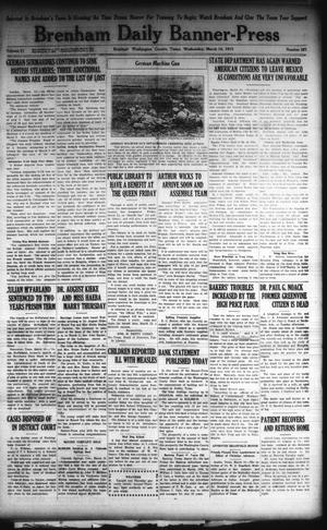 Brenham Daily Banner-Press (Brenham, Tex.), Vol. 31, No. 291, Ed. 1 Wednesday, March 10, 1915