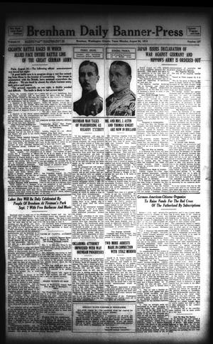 Brenham Daily Banner-Press (Brenham, Tex.), Vol. 31, No. 127, Ed. 1 Monday, August 24, 1914