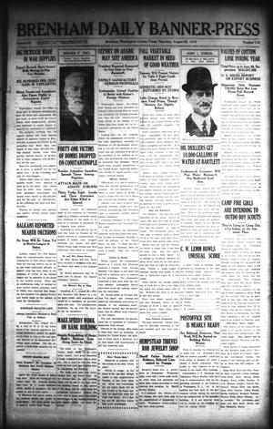 Brenham Daily Banner-Press (Brenham, Tex.), Vol. 32, No. 129, Ed. 1 Thursday, August 26, 1915