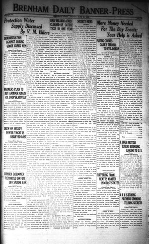 Brenham Daily Banner-Press (Brenham, Tex.), Vol. 40, No. 74, Ed. 1 Friday, June 22, 1923