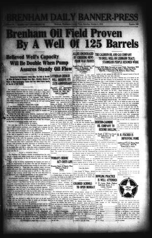 Brenham Daily Banner-Press (Brenham, Tex.), Vol. 32, No. 160, Ed. 1 Saturday, October 2, 1915