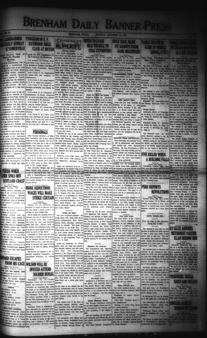 Brenham Daily Banner-Press (Brenham, Tex.), Vol. 38, No. 165, Ed. 1 Monday, October 10, 1921