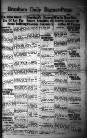 Brenham Daily Banner-Press (Brenham, Tex.), Vol. 39, No. 260, Ed. 1 Wednesday, January 31, 1923