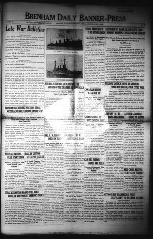 Brenham Daily Banner-Press (Brenham, Tex.), Vol. 34, No. 86, Ed. 1 Monday, July 9, 1917