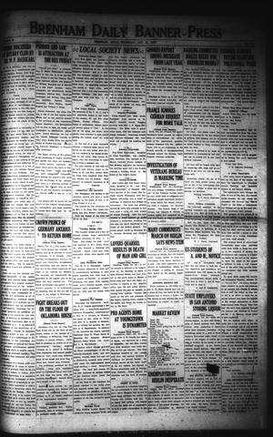 Primary view of object titled 'Brenham Daily Banner-Press (Brenham, Tex.), Vol. 40, No. 179, Ed. 1 Thursday, October 25, 1923'.