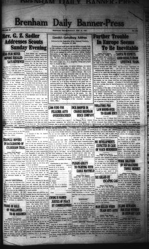 Brenham Daily Banner-Press (Brenham, Tex.), Vol. 39, No. 270, Ed. 1 Monday, February 12, 1923