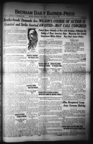 Brenham Daily Banner-Press (Brenham, Tex.), Vol. 33, No. 298, Ed. 1 Monday, March 19, 1917