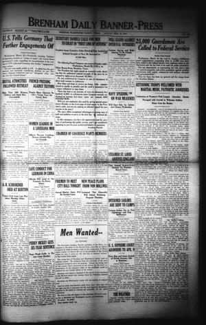 Brenham Daily Banner-Press (Brenham, Tex.), Vol. 33, No. 304, Ed. 1 Monday, March 26, 1917
