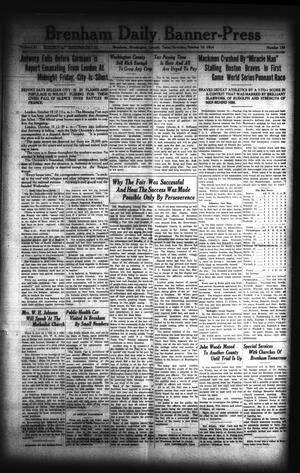 Brenham Daily Banner-Press (Brenham, Tex.), Vol. 31, No. 168, Ed. 1 Saturday, October 10, 1914
