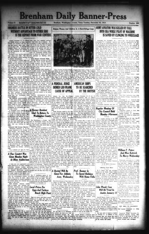 Brenham Daily Banner-Press (Brenham, Tex.), Vol. 31, No. 228, Ed. 1 Tuesday, December 22, 1914