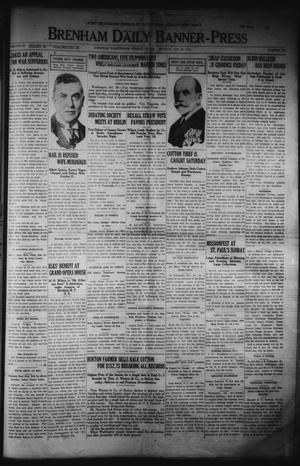 Brenham Daily Banner-Press (Brenham, Tex.), Vol. 33, No. 182, Ed. 1 Monday, October 30, 1916