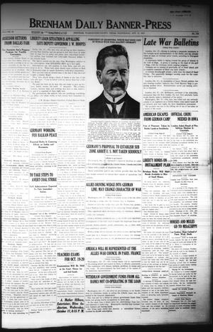 Brenham Daily Banner-Press (Brenham, Tex.), Vol. 34, No. 173, Ed. 1 Wednesday, October 17, 1917