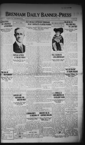 Brenham Daily Banner-Press (Brenham, Tex.), Vol. 32, No. 267, Ed. 1 Thursday, February 10, 1916