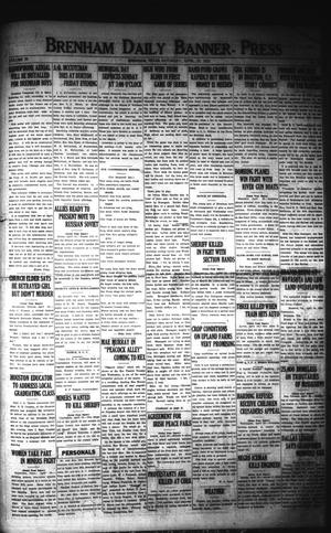 Brenham Daily Banner-Press (Brenham, Tex.), Vol. 39, No. 29, Ed. 1 Saturday, April 29, 1922