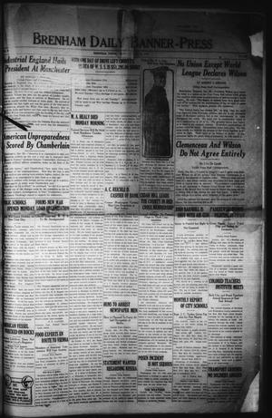 Brenham Daily Banner-Press (Brenham, Tex.), Vol. 35, No. 234, Ed. 1 Wednesday, December 25, 1918