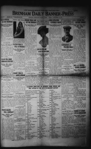 Primary view of object titled 'Brenham Daily Banner-Press (Brenham, Tex.), Vol. 33, No. 142, Ed. 1 Tuesday, September 12, 1916'.