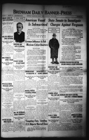 Brenham Daily Banner-Press (Brenham, Tex.), Vol. 33, No. 271, Ed. 1 Wednesday, February 14, 1917