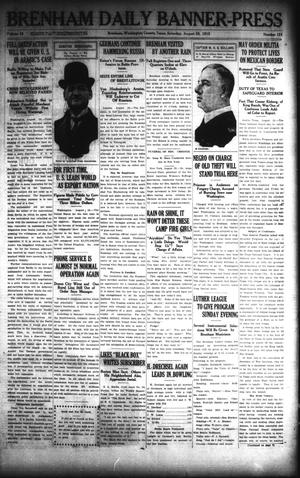 Brenham Daily Banner-Press (Brenham, Tex.), Vol. 32, No. 131, Ed. 1 Saturday, August 28, 1915