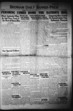 Brenham Daily Banner-Press (Brenham, Tex.), Vol. 36, No. 137, Ed. 1 Monday, September 8, 1919