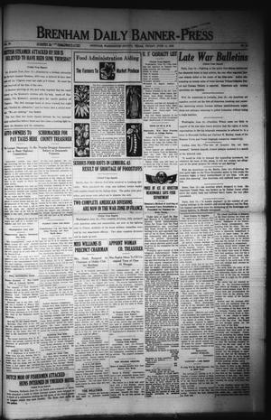 Brenham Daily Banner-Press (Brenham, Tex.), Vol. 35, No. 67, Ed. 1 Friday, June 14, 1918