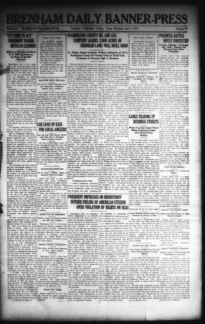 Brenham Daily Banner-Press (Brenham, Tex.), Vol. 32, No. 57, Ed. 1 Thursday, June 3, 1915