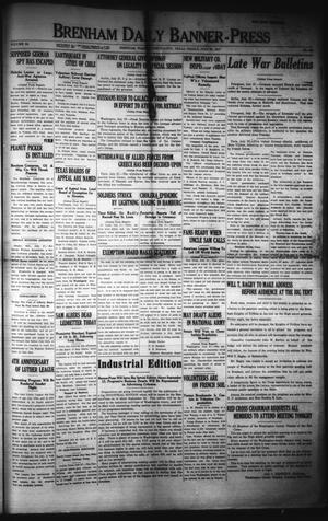 Brenham Daily Banner-Press (Brenham, Tex.), Vol. 34, No. 102, Ed. 1 Friday, July 27, 1917