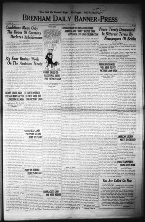 Brenham Daily Banner-Press (Brenham, Tex.), Vol. 36, No. 36, Ed. 1 Friday, May 9, 1919