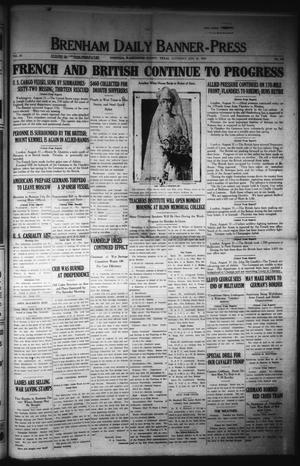 Brenham Daily Banner-Press (Brenham, Tex.), Vol. 35, No. 134, Ed. 1 Saturday, August 31, 1918
