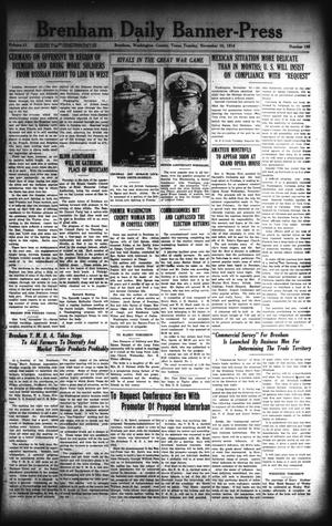 Brenham Daily Banner-Press (Brenham, Tex.), Vol. 31, No. 193, Ed. 1 Tuesday, November 10, 1914