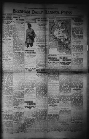 Brenham Daily Banner-Press (Brenham, Tex.), Vol. 33, No. 150, Ed. 1 Thursday, September 21, 1916