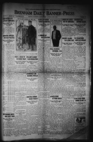Brenham Daily Banner-Press (Brenham, Tex.), Vol. 33, No. 210, Ed. 1 Saturday, December 2, 1916
