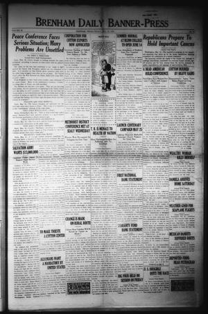 Brenham Daily Banner-Press (Brenham, Tex.), Vol. 36, No. 42, Ed. 1 Friday, May 16, 1919
