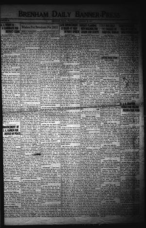 Brenham Daily Banner-Press (Brenham, Tex.), Vol. 38, No. 245, Ed. 1 Wednesday, January 18, 1922