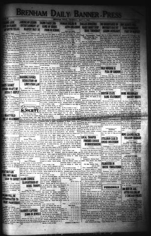Brenham Daily Banner-Press (Brenham, Tex.), Vol. 39, No. 39, Ed. 1 Thursday, May 11, 1922