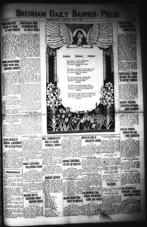 Brenham Daily Banner-Press (Brenham, Tex.), Vol. 39, No. 17, Ed. 1 Saturday, April 15, 1922