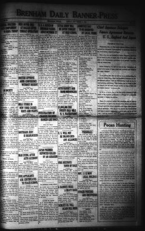 Brenham Daily Banner-Press (Brenham, Tex.), Vol. 38, No. 189, Ed. 1 Friday, November 4, 1921