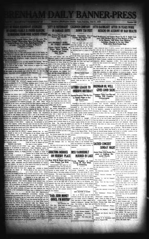 Primary view of object titled 'Brenham Daily Banner-Press (Brenham, Tex.), Vol. 32, No. 106, Ed. 1 Saturday, July 31, 1915'.