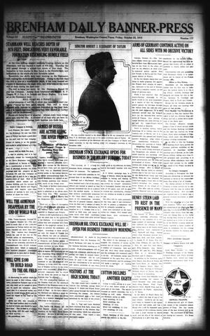 Brenham Daily Banner-Press (Brenham, Tex.), Vol. 32, No. 177, Ed. 1 Friday, October 22, 1915