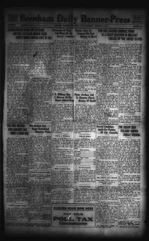Brenham Daily Banner-Press (Brenham, Tex.), Vol. 30, No. 261, Ed. 1 Saturday, January 31, 1914