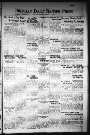 Brenham Daily Banner-Press (Brenham, Tex.), Vol. 35, No. 113, Ed. 1 Wednesday, August 7, 1918