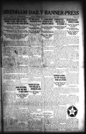 Brenham Daily Banner-Press (Brenham, Tex.), Vol. 32, No. 166, Ed. 1 Saturday, October 9, 1915