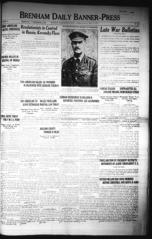 Brenham Daily Banner-Press (Brenham, Tex.), Vol. 34, No. 201, Ed. 1 Monday, November 19, 1917