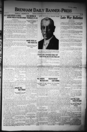 Primary view of object titled 'Brenham Daily Banner-Press (Brenham, Tex.), Vol. 34, No. 258, Ed. 1 Monday, January 28, 1918'.