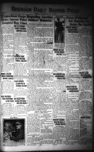 Brenham Daily Banner-Press (Brenham, Tex.), Vol. 40, No. 176, Ed. 1 Monday, October 22, 1923