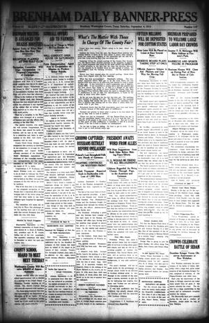 Brenham Daily Banner-Press (Brenham, Tex.), Vol. 32, No. 137, Ed. 1 Saturday, September 4, 1915