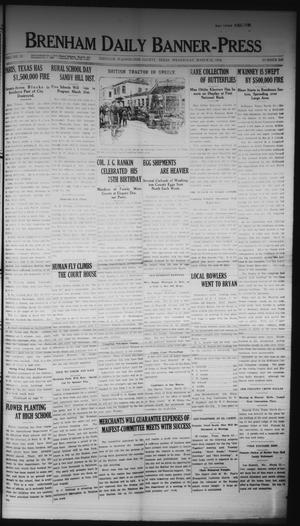 Brenham Daily Banner-Press (Brenham, Tex.), Vol. 32, No. 300, Ed. 1 Wednesday, March 22, 1916