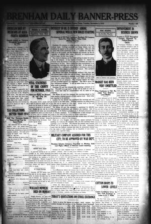 Brenham Daily Banner-Press (Brenham, Tex.), Vol. 32, No. 183, Ed. 1 Tuesday, November 2, 1915