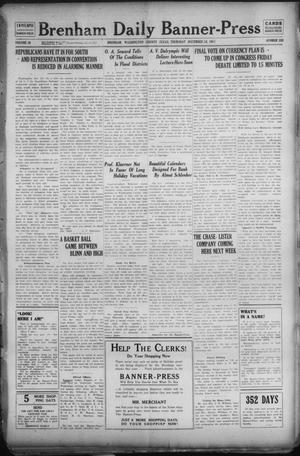 Brenham Daily Banner-Press (Brenham, Tex.), Vol. 30, No. 225, Ed. 1 Thursday, December 18, 1913