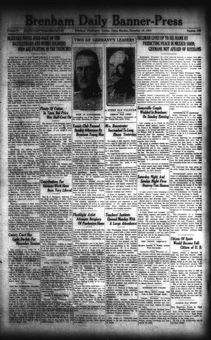 Brenham Daily Banner-Press (Brenham, Tex.), Vol. 31, No. 198, Ed. 1 Monday, November 16, 1914